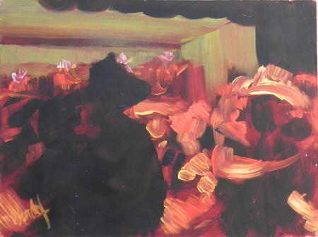 Big Spring Stampede #6, Study for #9