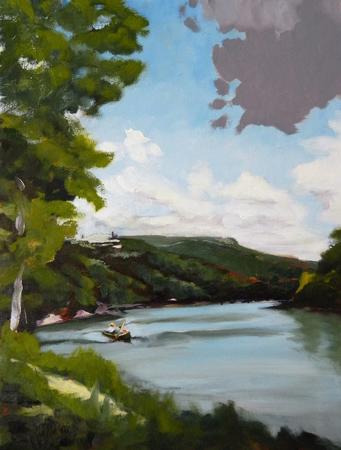 Cliff Dwellers, Canoeing on the Brazos