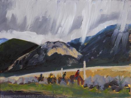 Wet Rabbit Hunt, Taos