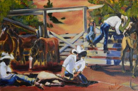 Cowboy Doctoring (about 1930)