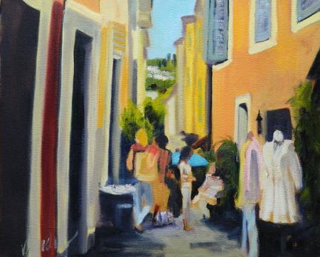 Valbonne Market Day, Side Street