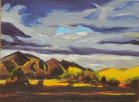 Evening Light, Clearing Storm, Taos