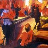 Mustang Hall 3, study for Watching