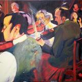 Septugenarian\'s Birthday Ceilidh #1,  28 x36 approx  SOLD