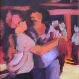 Bandera Cabaret #2, study for Cabaret Welcome