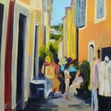 Valbonne Market Day, Side Street