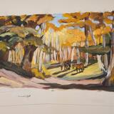 Taos City Mural maquette 2025