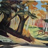 Mural Honoring Oscar E. Berninghaus, Taos NM