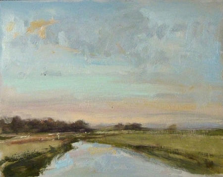 1068 Rother Valley, evening 8x10
