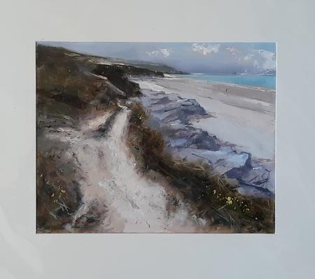 1620 A sandy path near Padstow