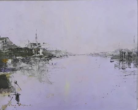 1755  Rye Harbour, misty afternoon