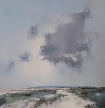 1924  Towards Fairlight, from Camber beach