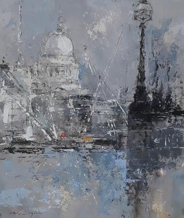 1773  The City, from the South Bank