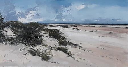 1891 Westwards from Wells beach