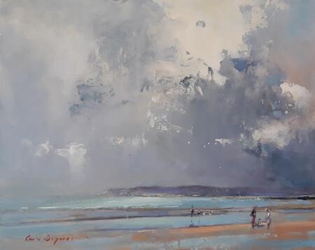 1905 Shower approaching, Camber beach