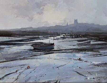 1915  Mist clearing, Morsten Creek