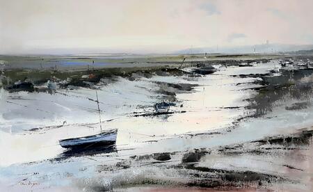 1935 'Towards Blakeney, low water'