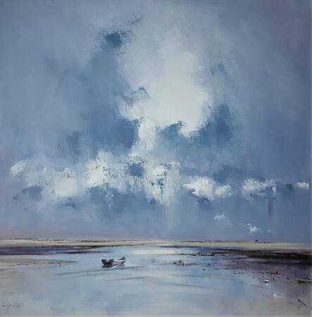 1950 'Towards the Watch House, Blakeney marshes'