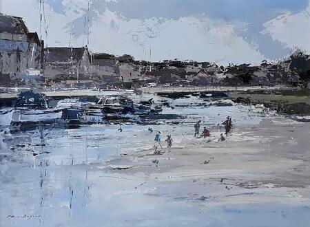 1965 On the sands, Blakeney