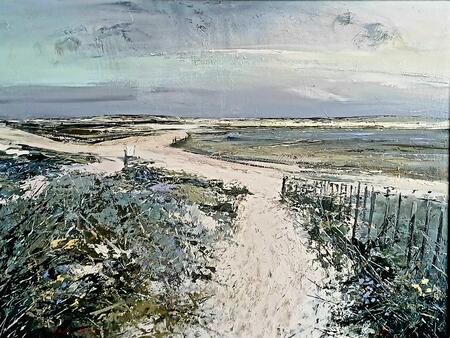 2189 A sandy path at Holkham
