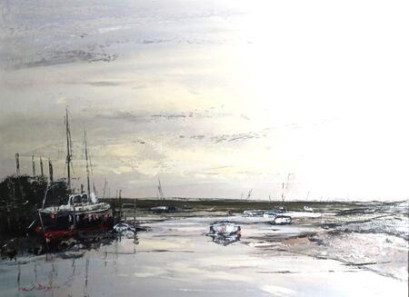 2195 Calm water at Blakeney