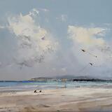 1942 Kite fliers on Camber beach