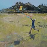 Robin Edgar Daynes with his kite