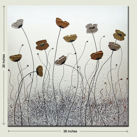 Pure Metallic Poppies