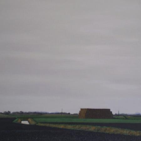 Landscape with Haystack
