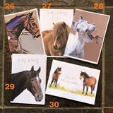 Five Cards featuring Horses
