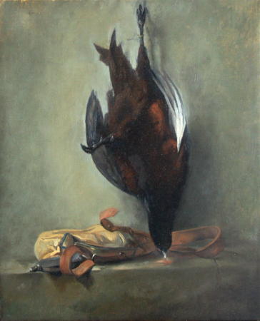 Still Life with Bird - Copy of original by Chardin
