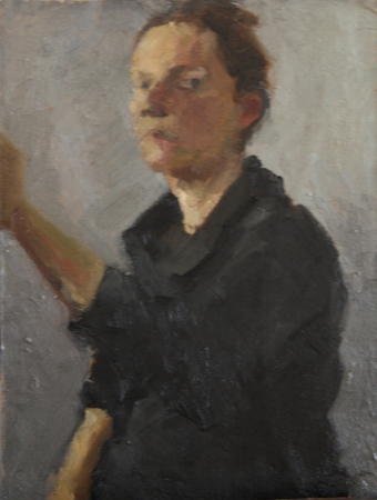 Artist Painting a Self Portrait