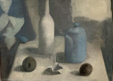 Still Life with Blue Coffeepot