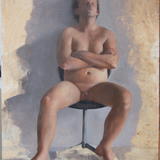 Seated Man, Front