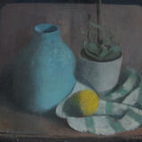 Still Life with Blue Vase