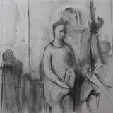 Self Portrait in Studio