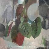 Still Life with Green Plant