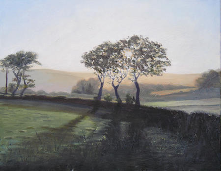 Sunset above Talgarreg