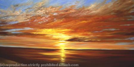 Commission Sunset  Painting