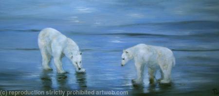Commission Polar Bears Ice