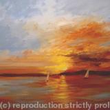 impressionist-sunset print