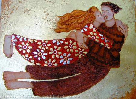 Heavens embroidered Cloths and other large framed prints