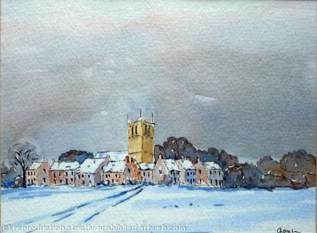 Morton Church in Snow
