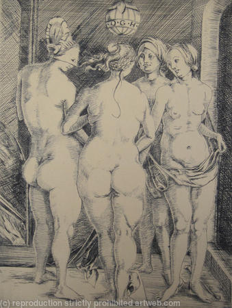 The Four Witches (after Durer)