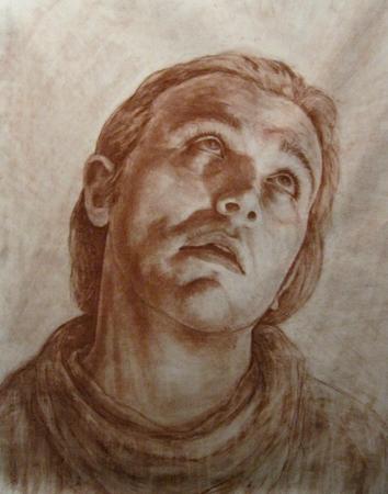 Study for the fresco 'Contemplazione'