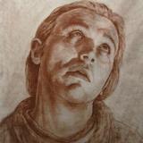 Study for the fresco 'Contemplazione'