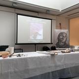 Talk and Demonstration on the Technique of Buon Fresco, Kirkcudbright Galleries, Scotland, 2018