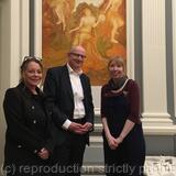 Sir John Leighton (Director General of the National Galleries of Scotland and Sam Lagneau (Head of Development NGS) - Autumn panel in progress