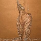 Drapery Study for the foreground figures in the 'Allegory of the Arts', 2021