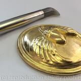 Winged Acorn, Gilded Roundel for Border Designs (2021)